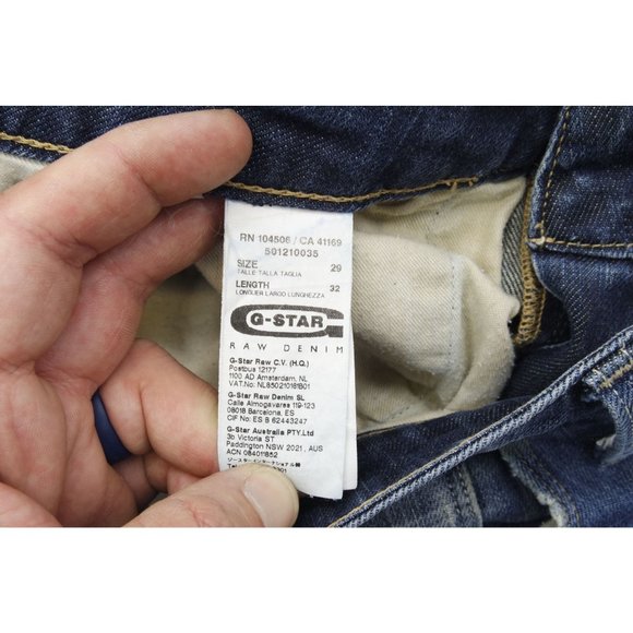 EUC G-Star Raw Heller Low Boot Denim Jeans | 29W, 32L, 100% Cotton - Picture 6 of 7